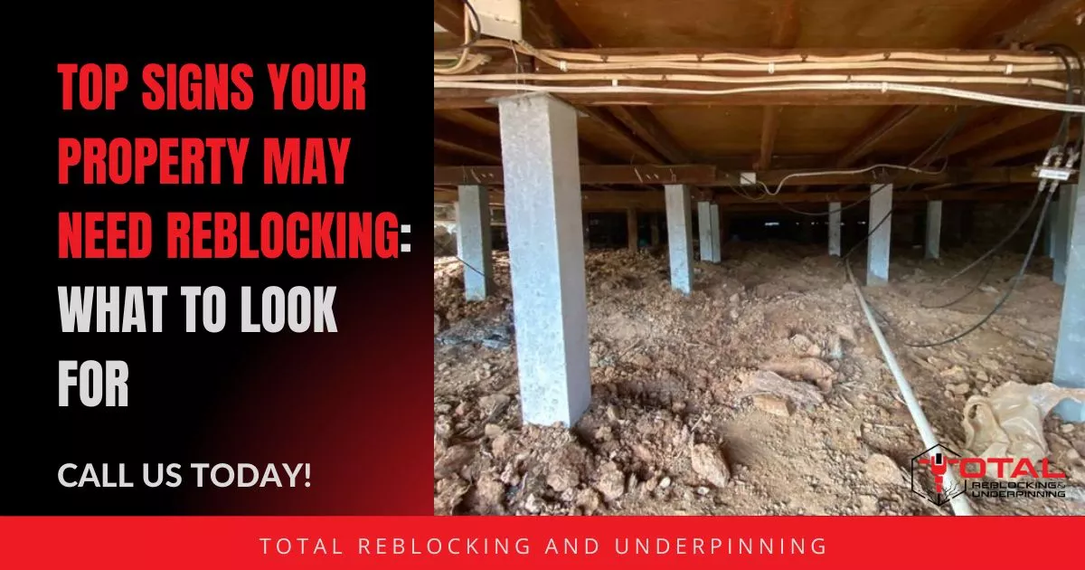 Top Signs Your Property May Need Reblocking_ What to Look For